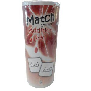 NIP Match Learner Addition Math American Educational Tile Puzzle Memory Game